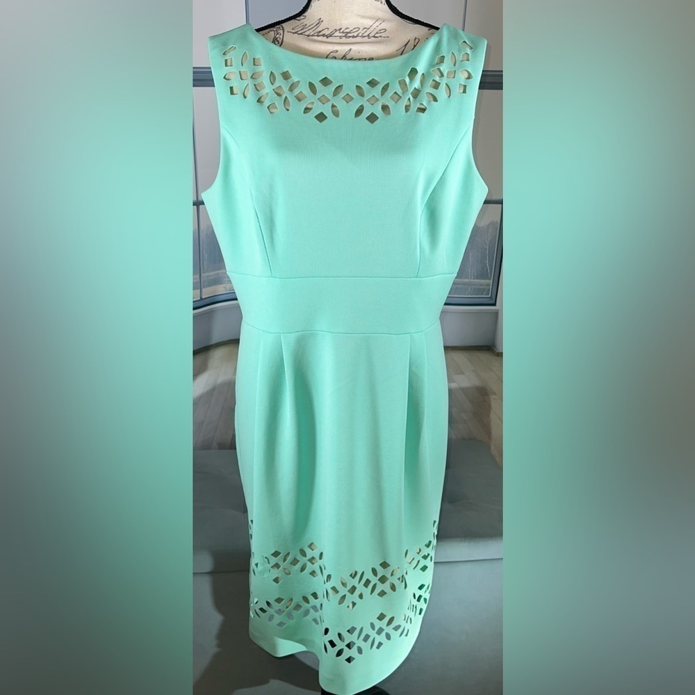 Sangria Mint green dress size 14